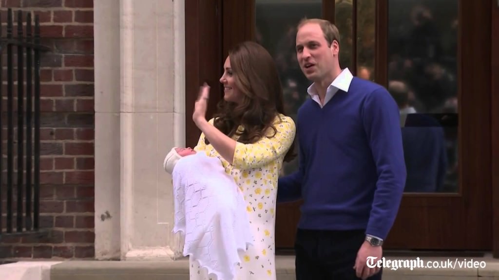 [VIDEO]Prince William And Kate Reveal Royal Baby Princess Has Arrived And She’s Beautiful!